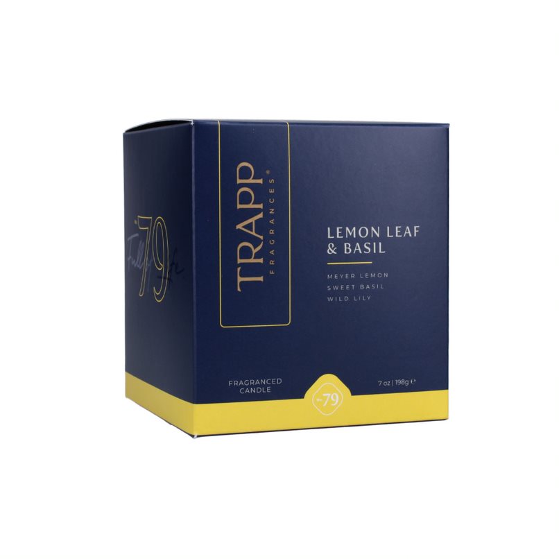 No. 79 | Trapp Lemon Leaf & Basil Candle 7oz