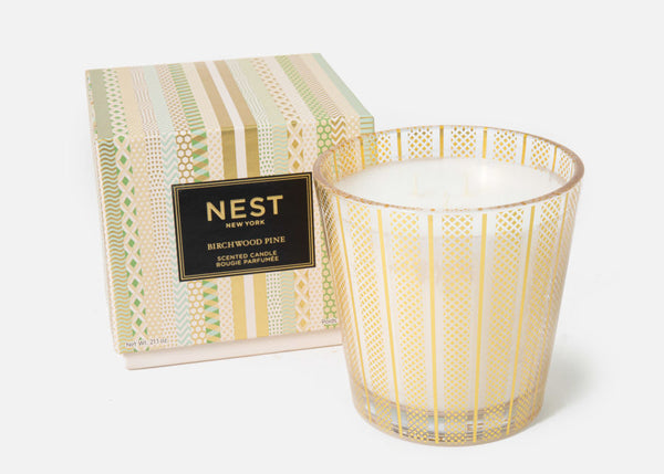 NEST New York Birchwood Pine 3-wick Candle