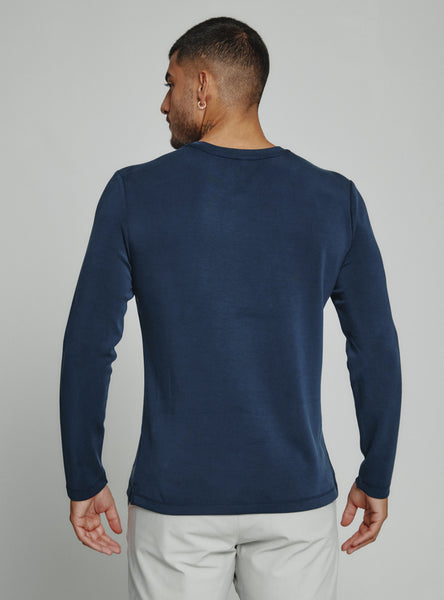 7 Diamonds SMT-4224 Long Sleeve REV™ Tee - Navy