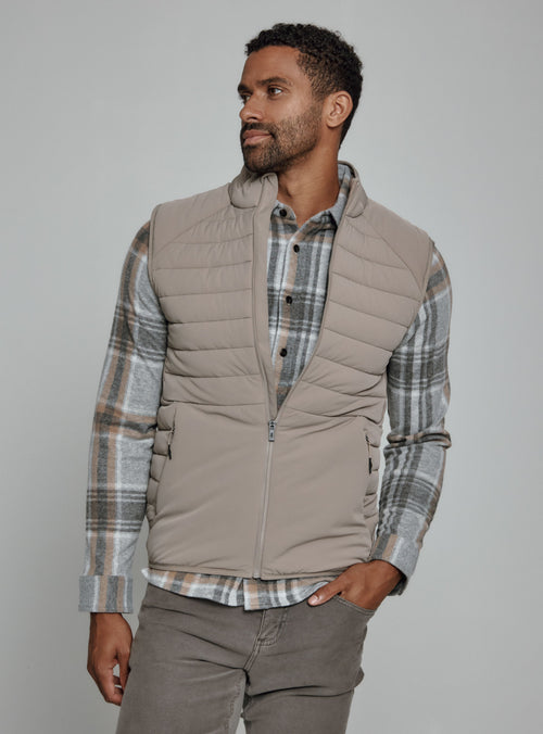 7 Diamonds VST-1001 Atlas Vest - Clay