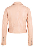 Mauritius - Julene RF Leather Jacket, Peach