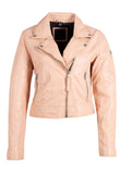 Mauritius - Julene RF Leather Jacket, Peach