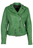 Mauritius - Wild 2 RF Leather Jacket, Palm Leaf