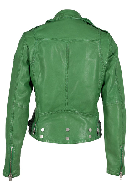 Mauritius - Wild 2 RF Leather Jacket, Palm Leaf