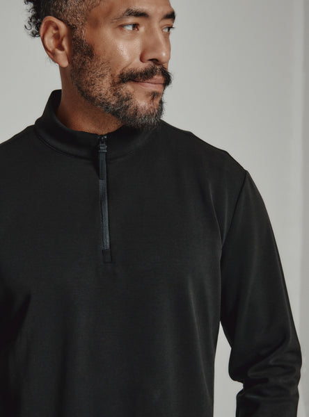 7 Diamonds SPV-1032 REV™ Quarter-Zip - Black