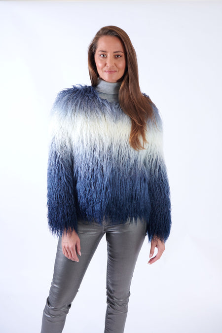 Furious Fur EJ012 - Martha Jacket - Sky