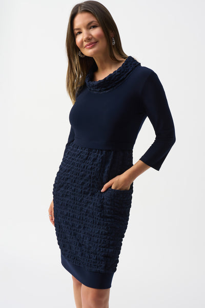 Joseph Ribkoff S25 - Bubble Dress - 243114S25 - Midnight Blue