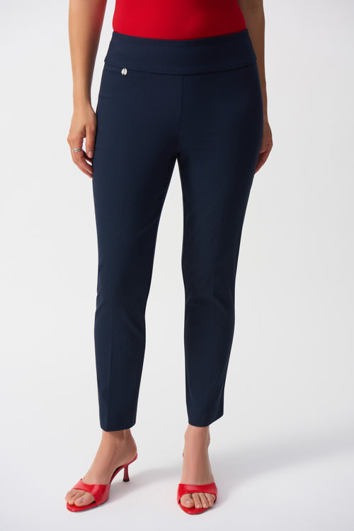 Joseph Ribkoff S25 - Crop Pull-On Pants - 251256 - Midnight Blue