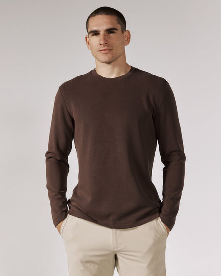 7 Diamonds SMT-4224 Long Sleeve REV™ Tee - Natural