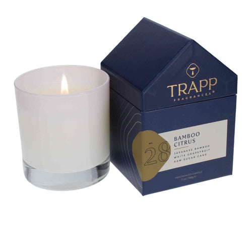 No. 28 | Trapp Bamboo Citrus Candle 7oz House Box