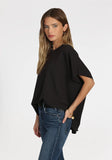 Dylan Caplet Shirt - Black