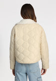 Dylan Peyton Quilt Jacket - Off White