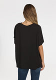 Dylan Caplet Shirt - Black