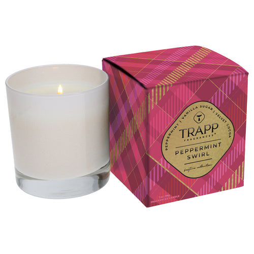 Trapp Peppermint Swirl Poured Candle