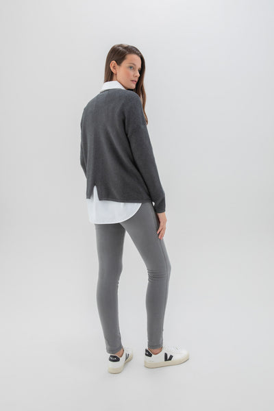 Marble 7553_105 Sweater -  Charcoal