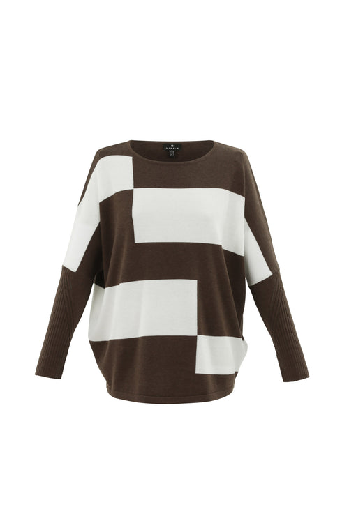 Marble 7611_220 Sweater - Chocolate