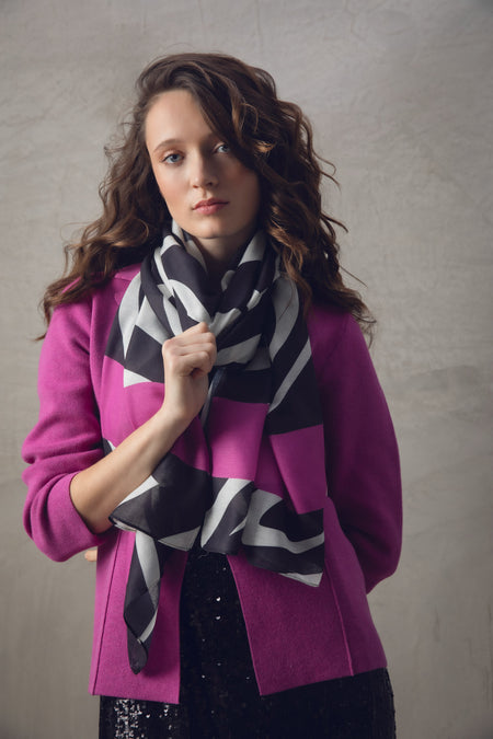 Marble 7684_225 Scarf Multi-Indigo