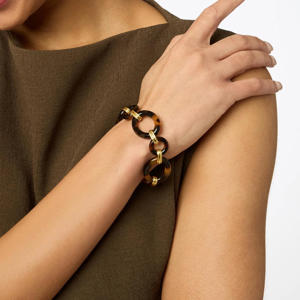 Julie Vos BL221GATS00 Madison Link Bracelet Tortoiseshell – Trapp Julie Vos BL221GATS00 Madison Link Bracelet Tortoiseshell – Trapp
