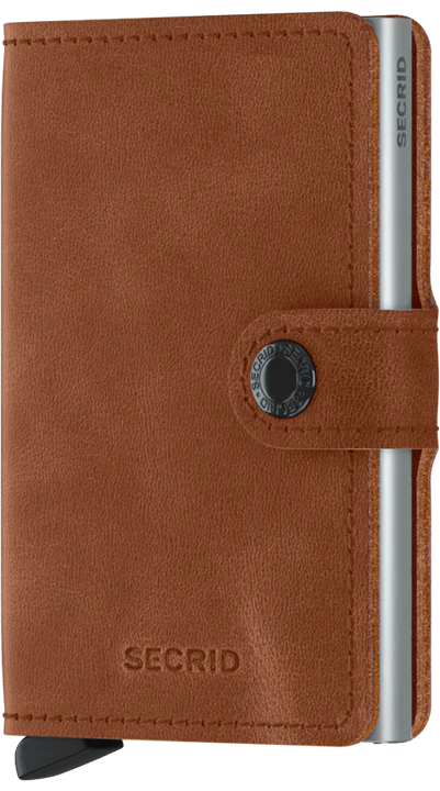 SECRID Miniwallet Cognac Silver