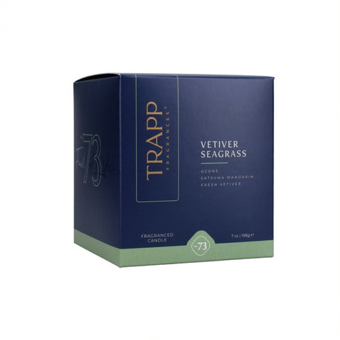 No. 73 | Trapp Vetiver Seagrass Candle 7oz – Trapp and Company